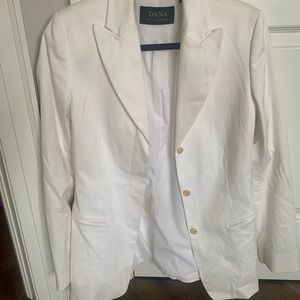 Cotton spandex blazer